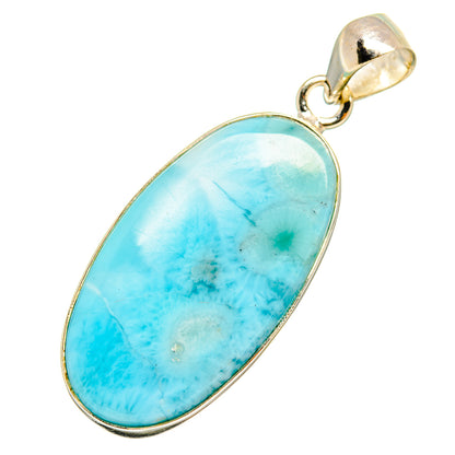 Larimar Pendants handcrafted by Ana Silver Co - PD9046