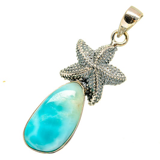 Larimar Pendants handcrafted by Ana Silver Co - PD9054