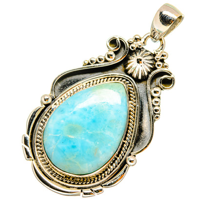 Larimar Pendants handcrafted by Ana Silver Co - PD9055