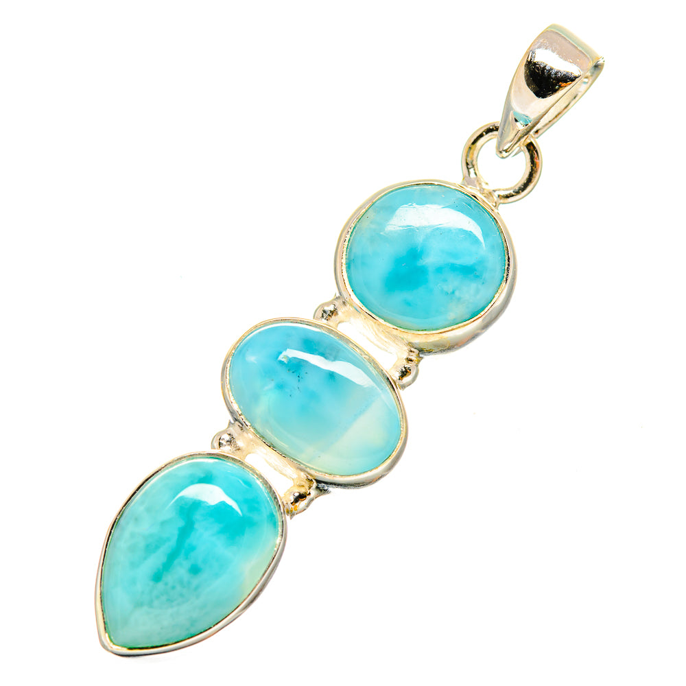 Larimar Pendants handcrafted by Ana Silver Co - PD9058