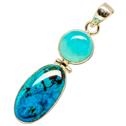 Shattuckite Pendants handcrafted by Ana Silver Co - PD9069