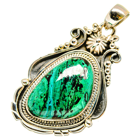 Chrysocolla Pendants handcrafted by Ana Silver Co - PD9083