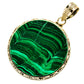 Malachite Pendants handcrafted by Ana Silver Co - PD9092