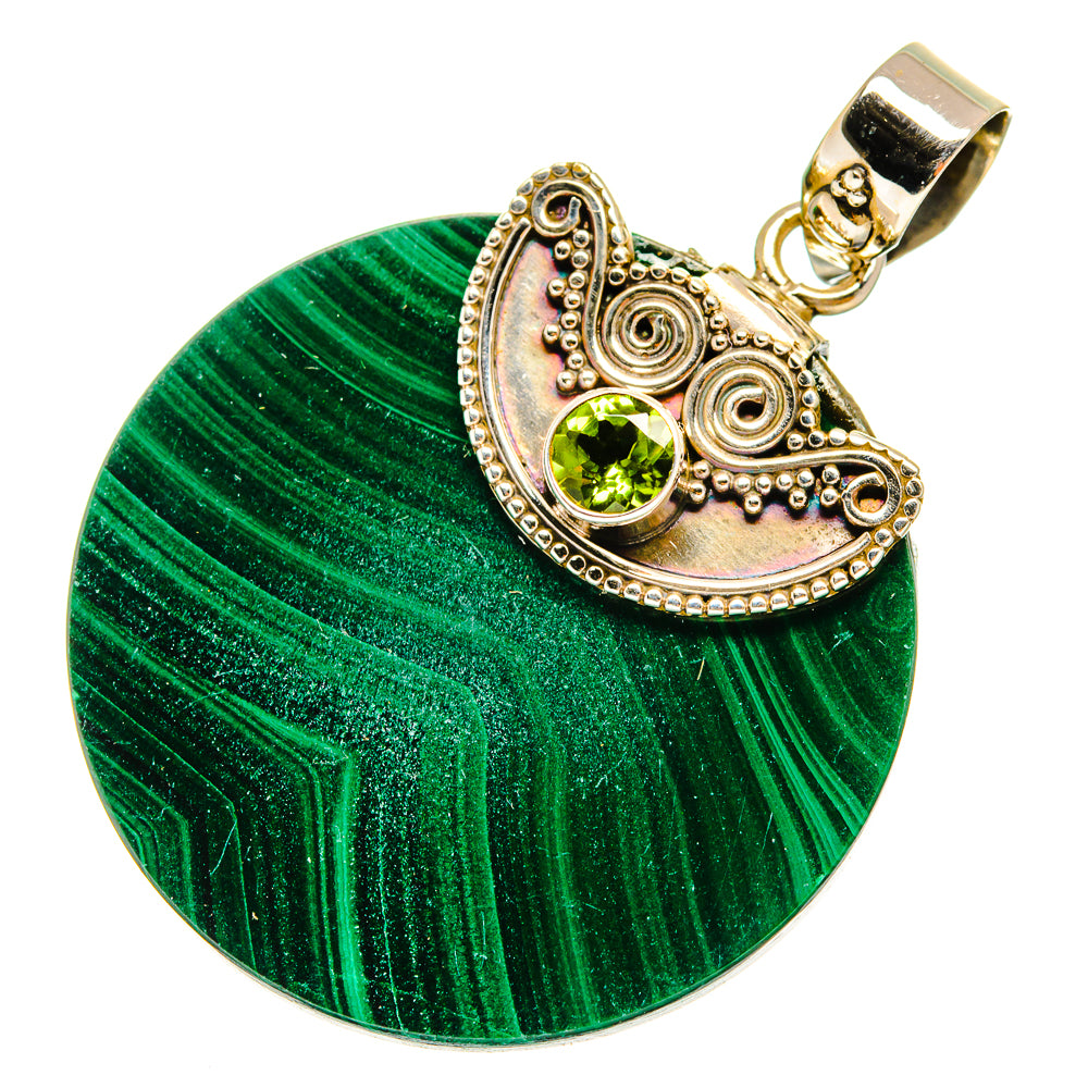Malachite Pendants handcrafted by Ana Silver Co - PD9094