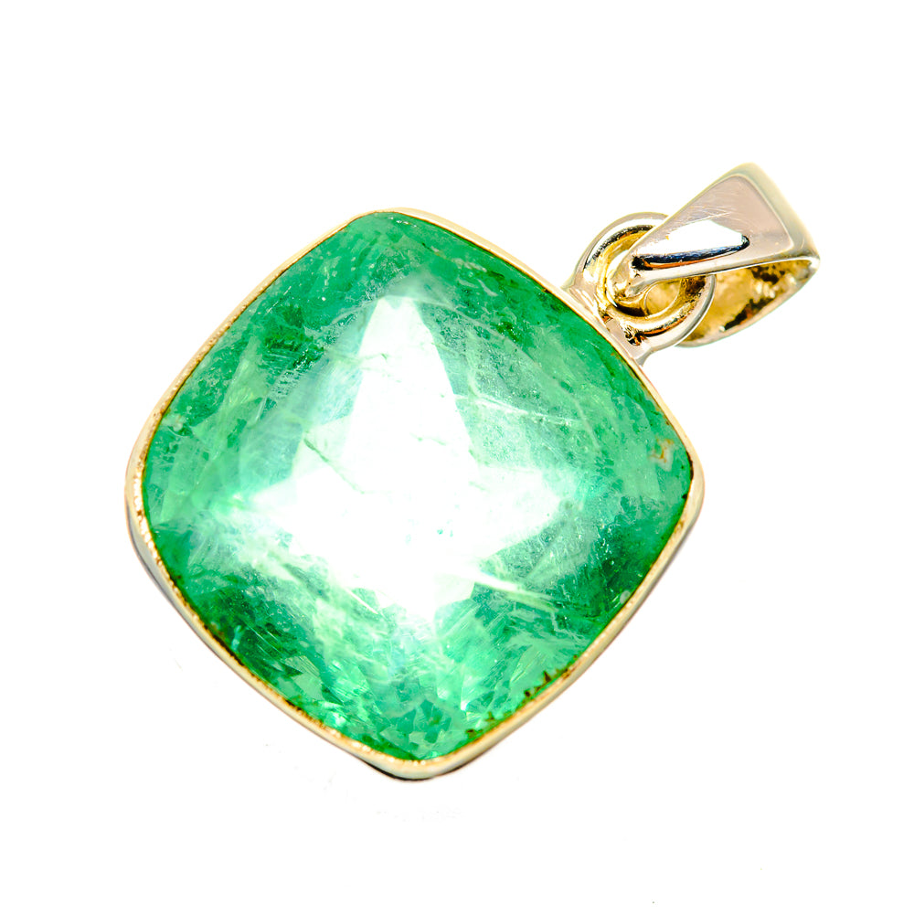 Green Fluorite Pendants handcrafted by Ana Silver Co - PD9097