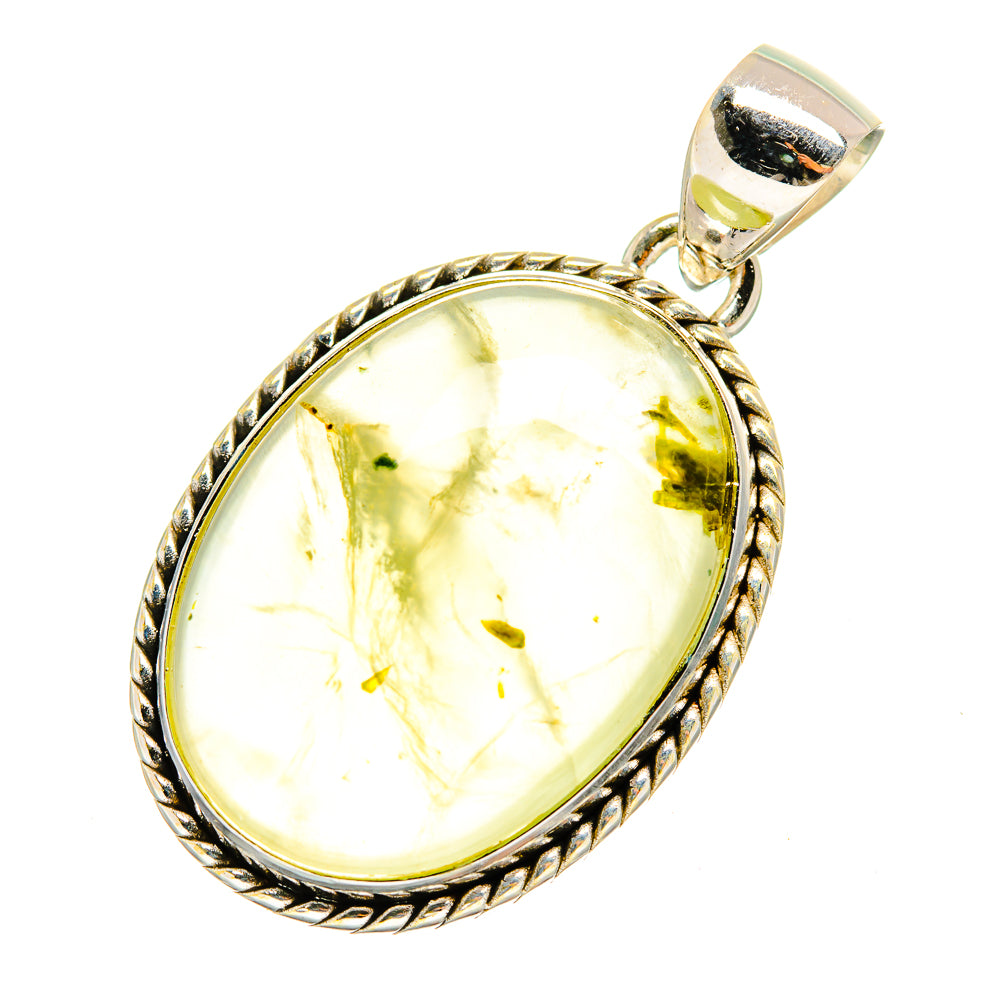 Prehnite Pendants handcrafted by Ana Silver Co - PD9100