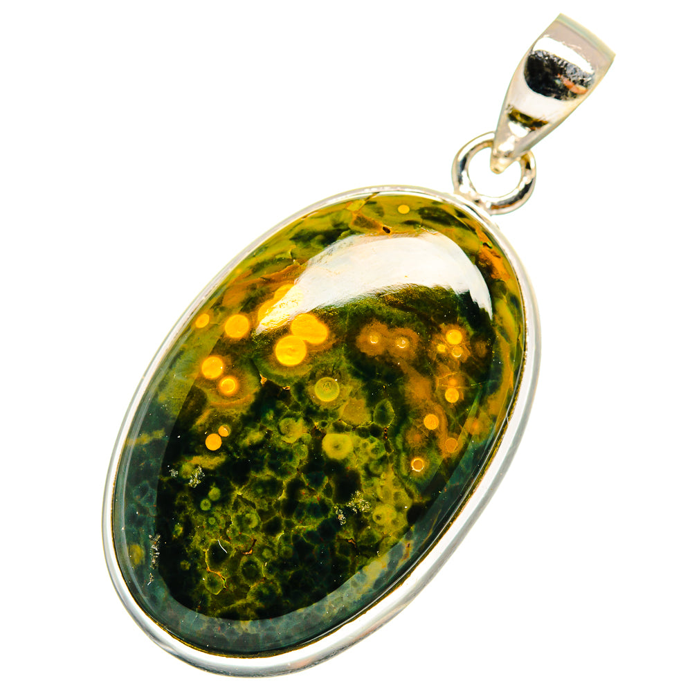 Ocean Jasper Pendants handcrafted by Ana Silver Co - PD9103