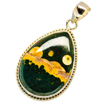 Ocean Jasper Pendants handcrafted by Ana Silver Co - PD9104