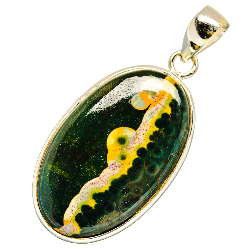 Ocean Jasper Pendants handcrafted by Ana Silver Co - PD9106