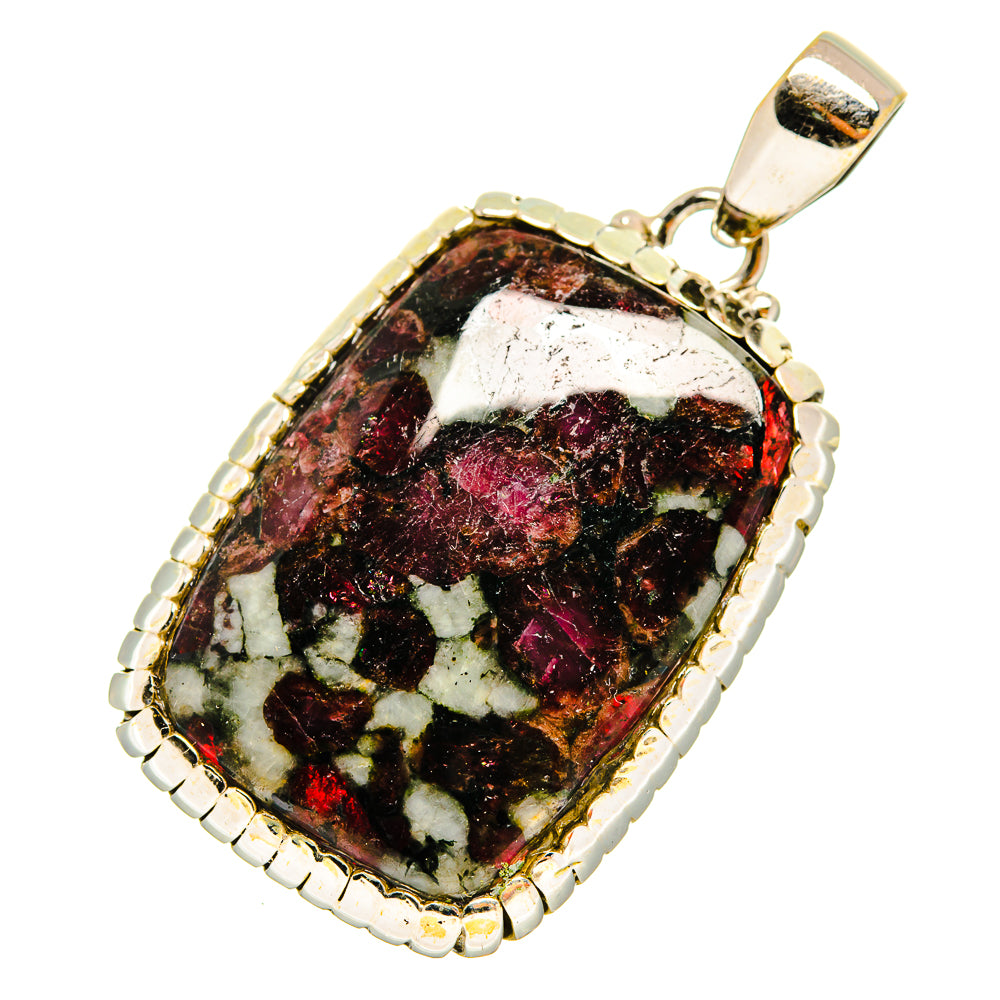 Russian Eudialyte Pendants handcrafted by Ana Silver Co - PD9110