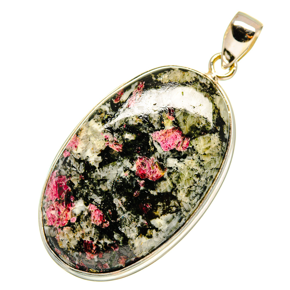 Russian Eudialyte Pendants handcrafted by Ana Silver Co - PD9116