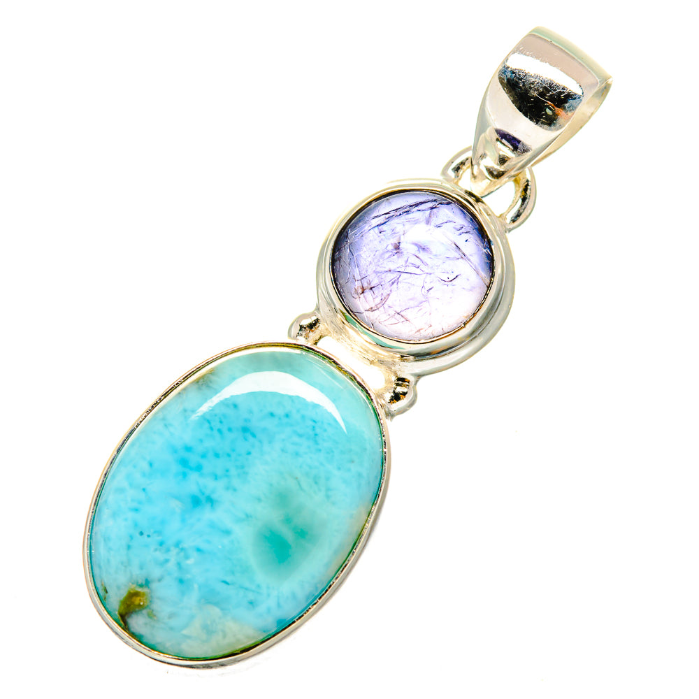 Larimar Pendants handcrafted by Ana Silver Co - PD9135