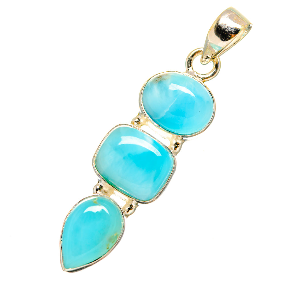 Larimar Pendants handcrafted by Ana Silver Co - PD9136