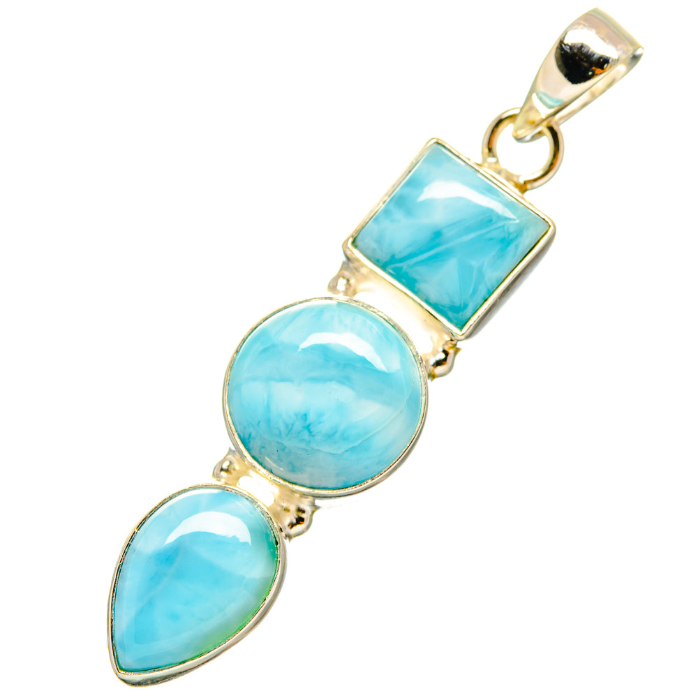 Larimar Pendants handcrafted by Ana Silver Co - PD9138