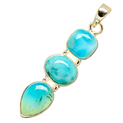 Larimar Pendants handcrafted by Ana Silver Co - PD9139