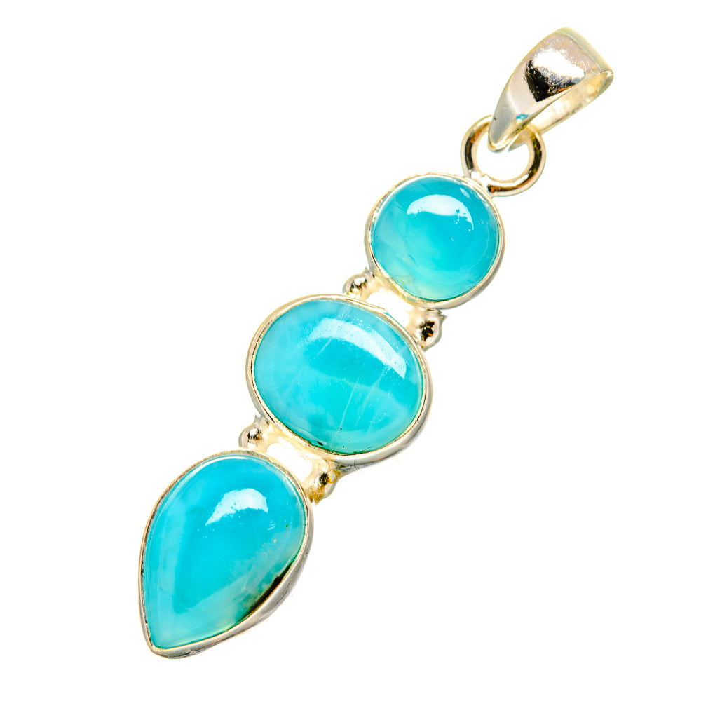Larimar Pendants handcrafted by Ana Silver Co - PD9143