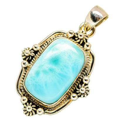 Larimar Pendants handcrafted by Ana Silver Co - PD9148