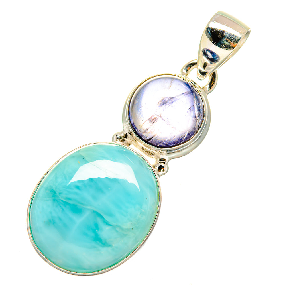 Larimar Pendants handcrafted by Ana Silver Co - PD9149