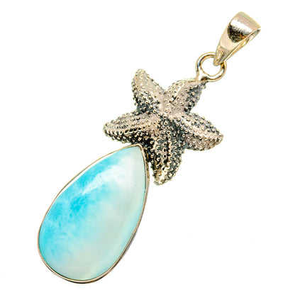 Larimar Pendants handcrafted by Ana Silver Co - PD9154