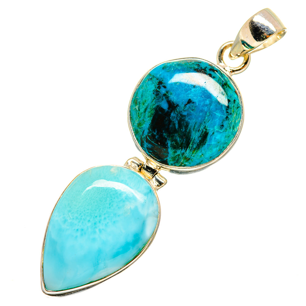 Larimar Pendants handcrafted by Ana Silver Co - PD9162
