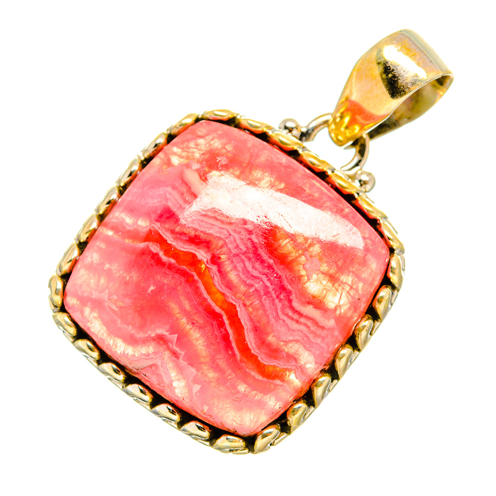 Rhodochrosite Pendants handcrafted by Ana Silver Co - PD9172