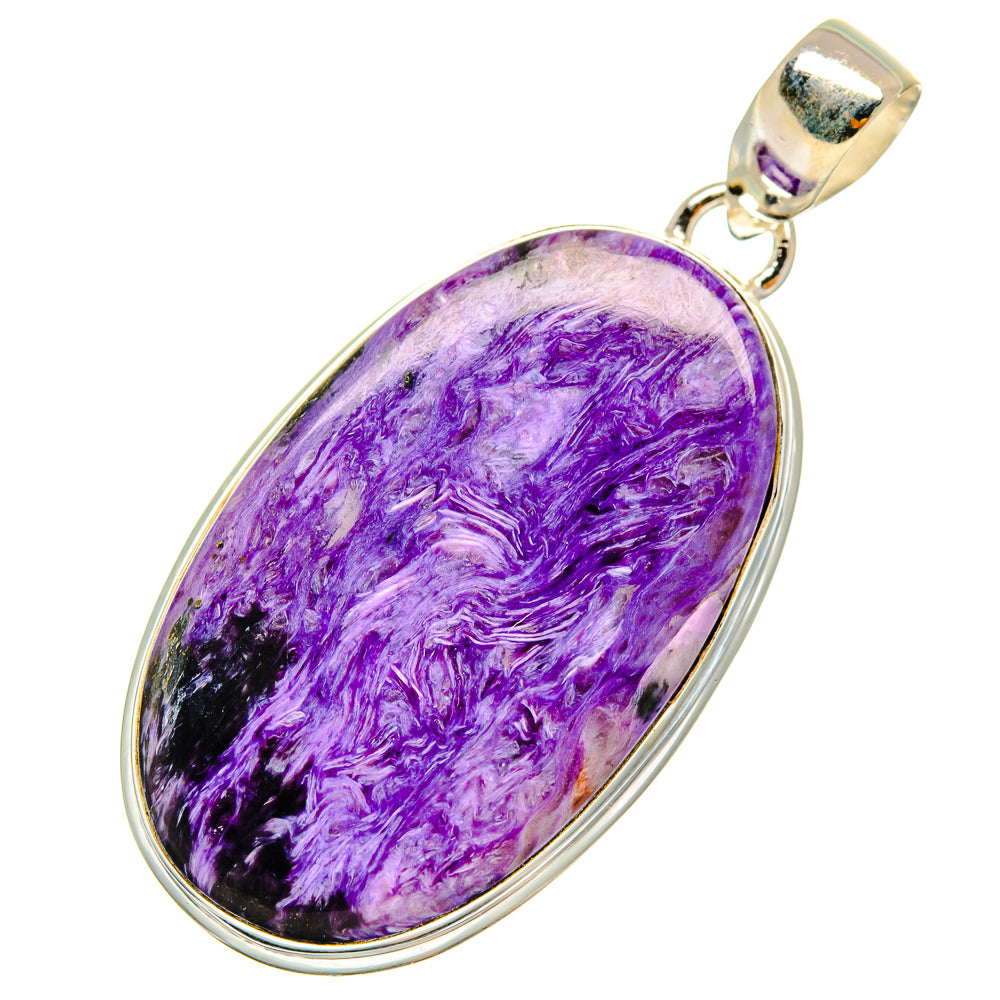 Charoite Pendants handcrafted by Ana Silver Co - PD9187