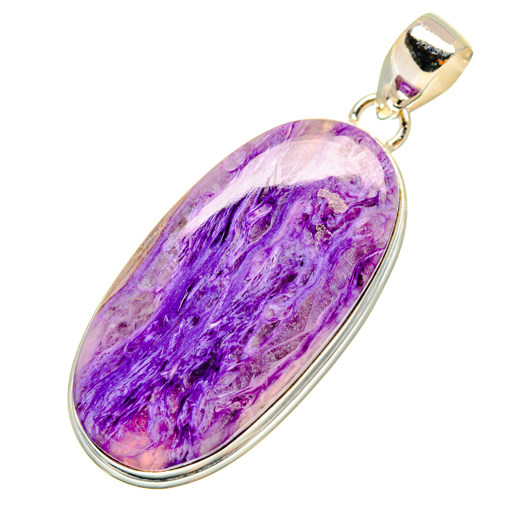 Charoite Pendants handcrafted by Ana Silver Co - PD9188