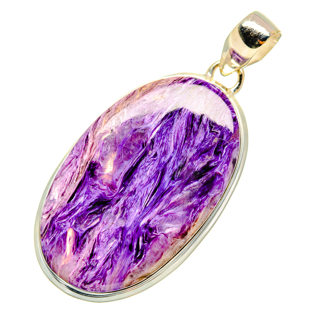 Charoite Pendants handcrafted by Ana Silver Co - PD9191
