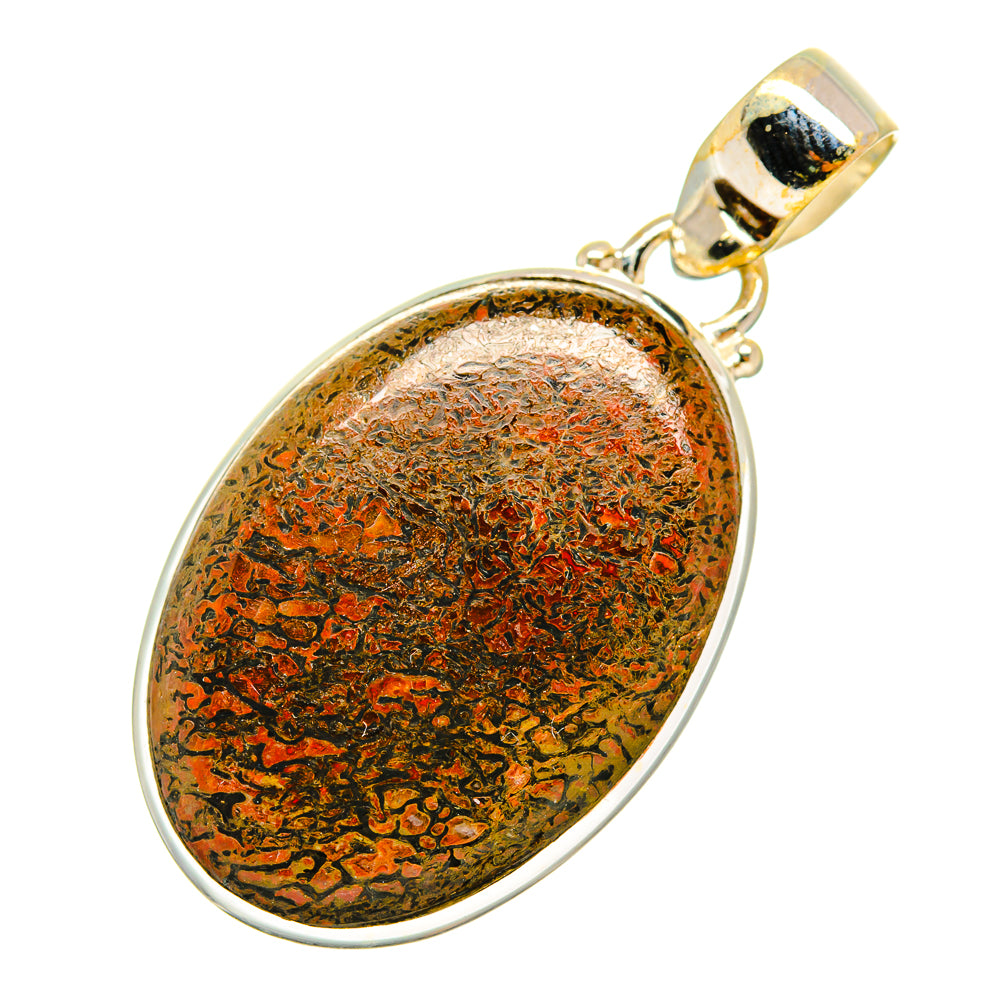 Dinosaur Bone Pendants handcrafted by Ana Silver Co - PD9204