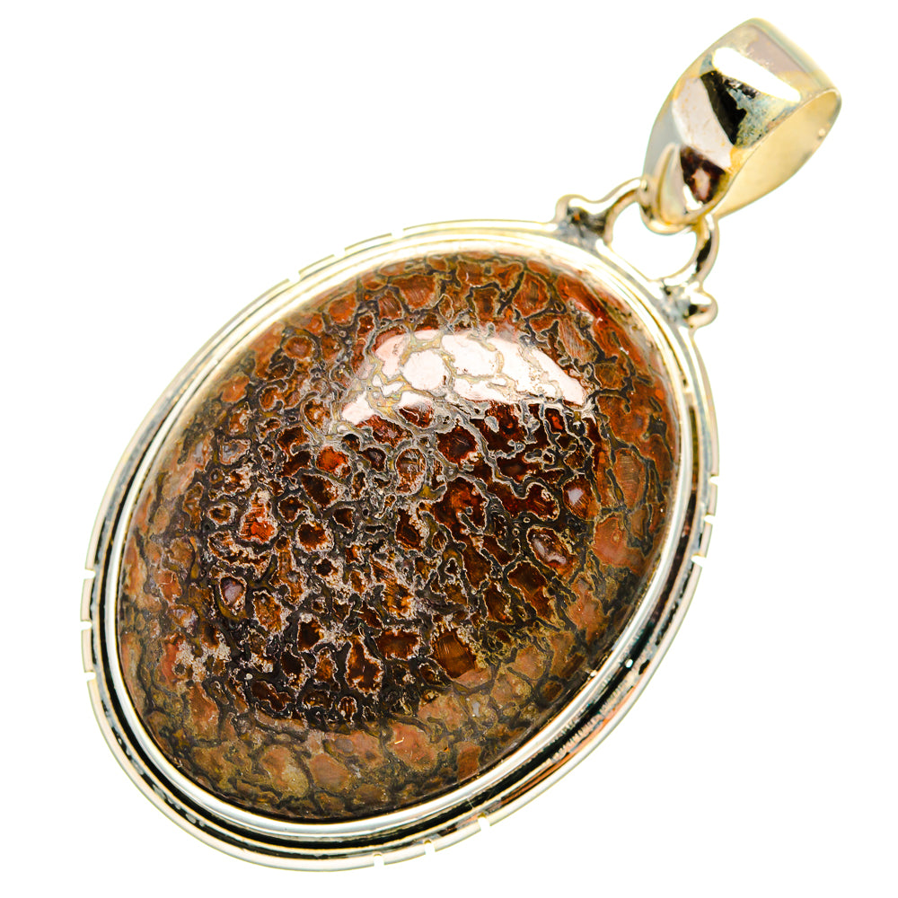 Dinosaur Bone Pendants handcrafted by Ana Silver Co - PD9205