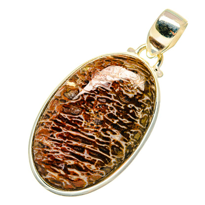 Dinosaur Bone Pendants handcrafted by Ana Silver Co - PD9213