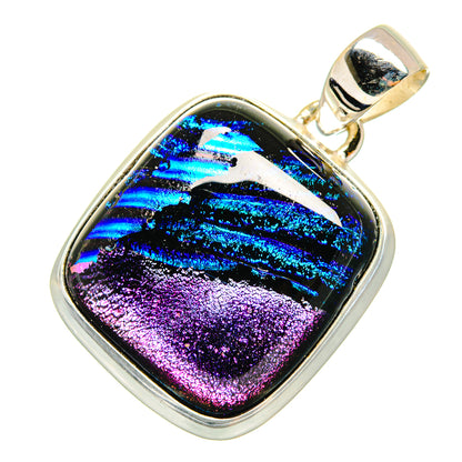 Dichroic Glass Pendants handcrafted by Ana Silver Co - PD9219