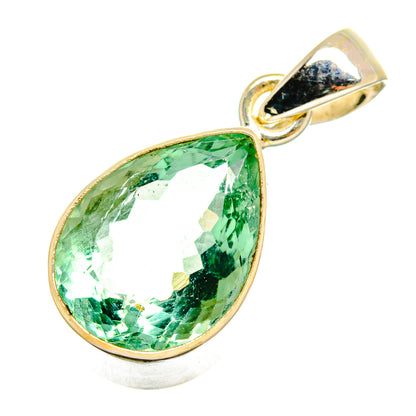 Green Fluorite Pendants handcrafted by Ana Silver Co - PD9226