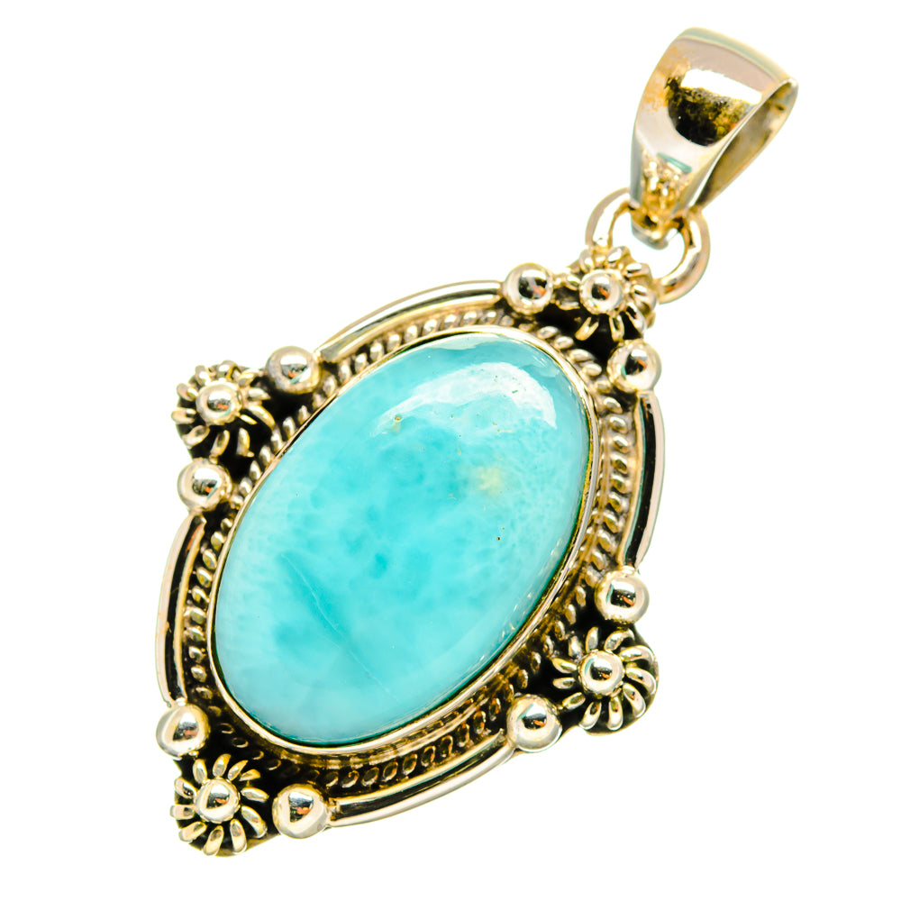 Larimar Pendants handcrafted by Ana Silver Co - PD9229