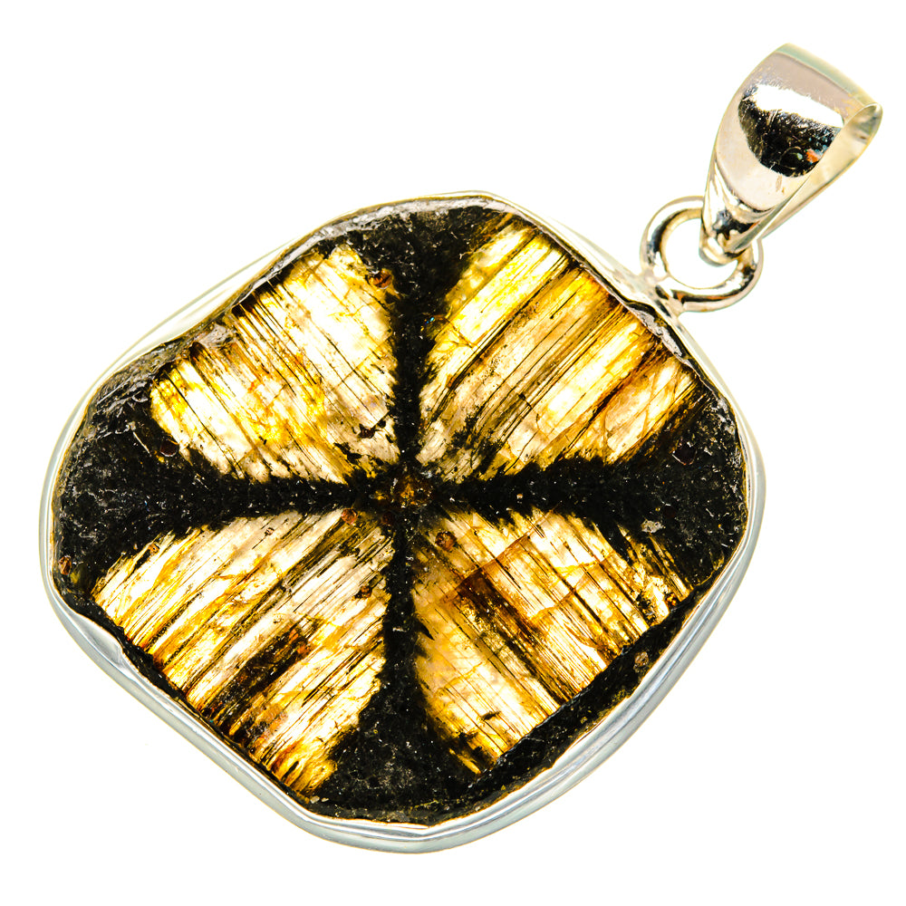 Chiastolite Pendants handcrafted by Ana Silver Co - PD9254