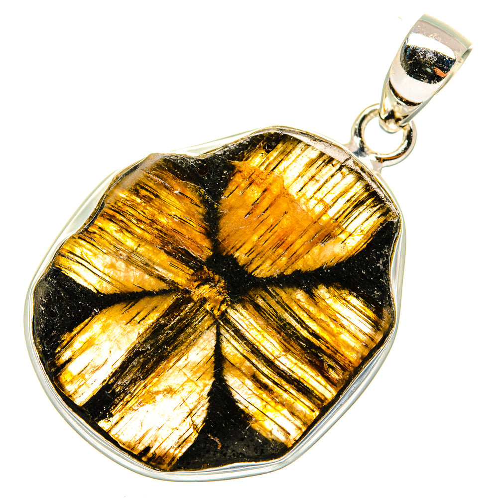Chiastolite Pendants handcrafted by Ana Silver Co - PD9256
