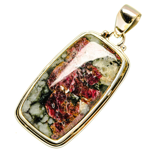 Russian Eudialyte Pendants handcrafted by Ana Silver Co - PD9265