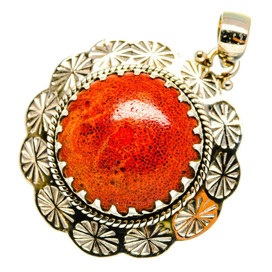 Sponge Coral Pendants handcrafted by Ana Silver Co - PD9280