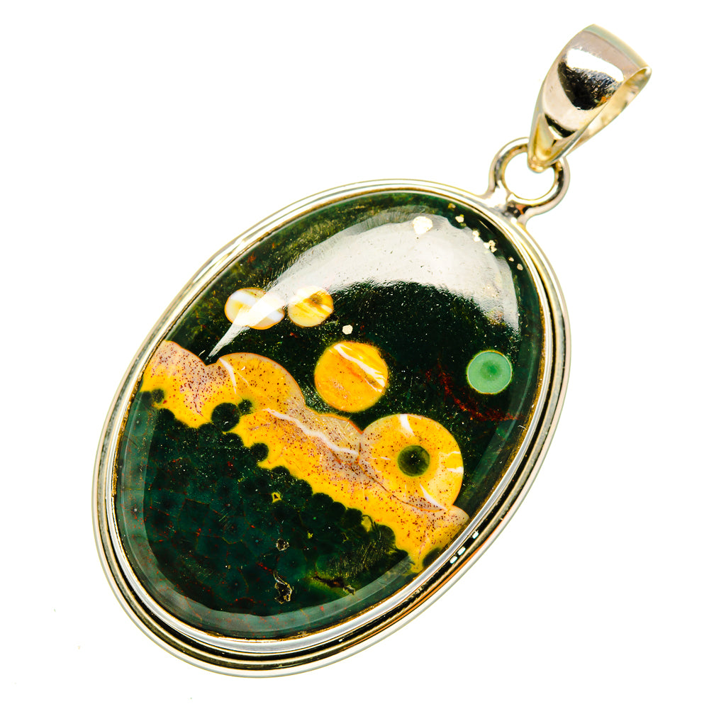Ocean Jasper Pendants handcrafted by Ana Silver Co - PD9287