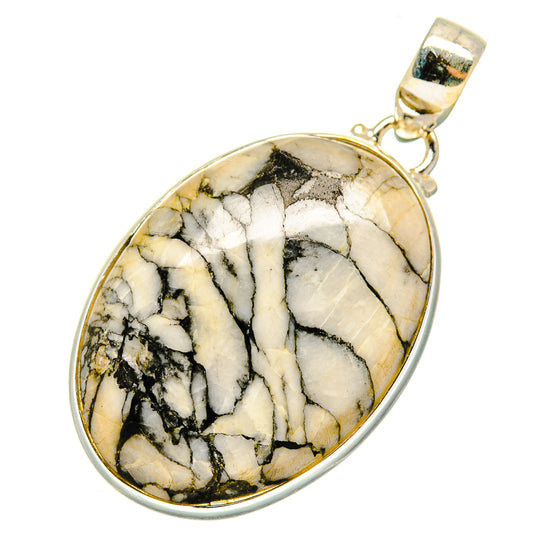 Chrysanthemum Stone Pendants handcrafted by Ana Silver Co - PD9293