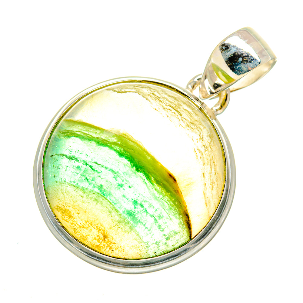 Green Fluorite Pendants handcrafted by Ana Silver Co - PD9305