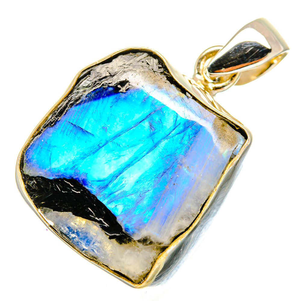 Rainbow Moonstone Pendants handcrafted by Ana Silver Co - PD9312