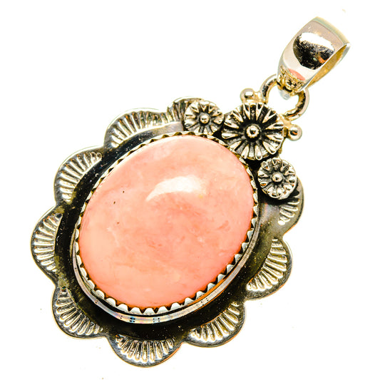 Pink Opal Pendants handcrafted by Ana Silver Co - PD9326