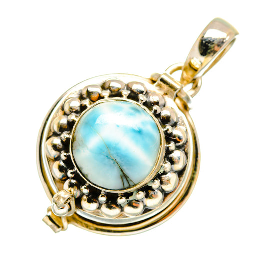 Larimar Pendants handcrafted by Ana Silver Co - PD9437