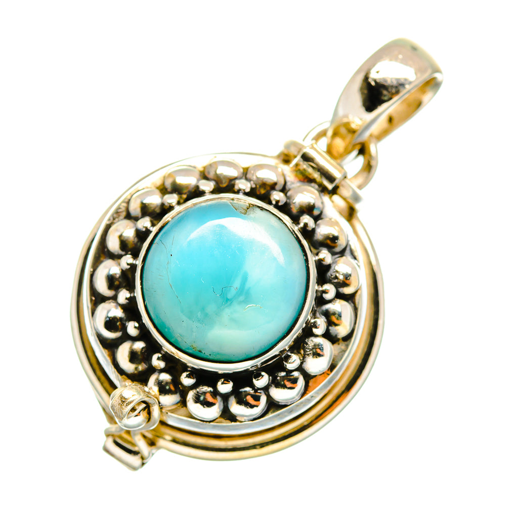 Larimar Pendants handcrafted by Ana Silver Co - PD9439 - Photo 2