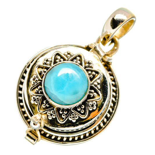 Larimar Pendants handcrafted by Ana Silver Co - PD9440