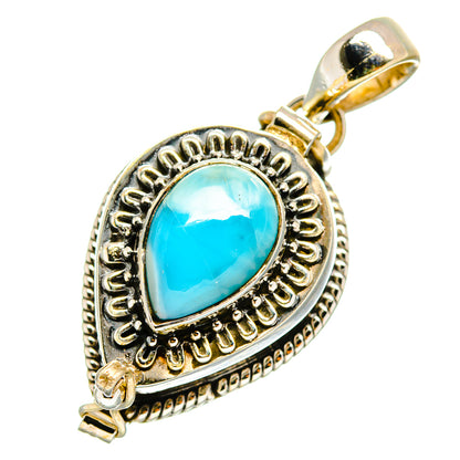 Larimar Pendants handcrafted by Ana Silver Co - PD9447