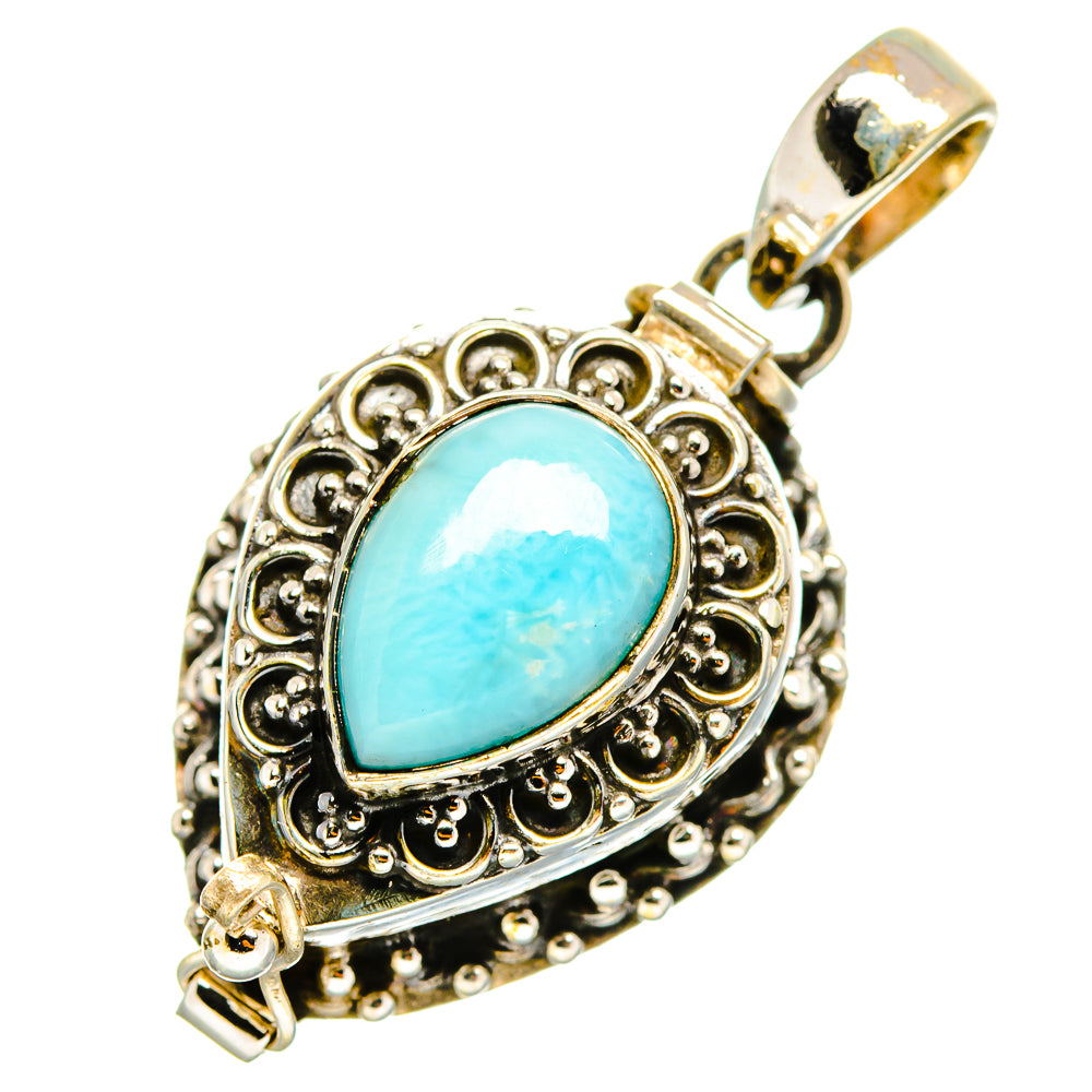 Larimar Pendants handcrafted by Ana Silver Co - PD9448