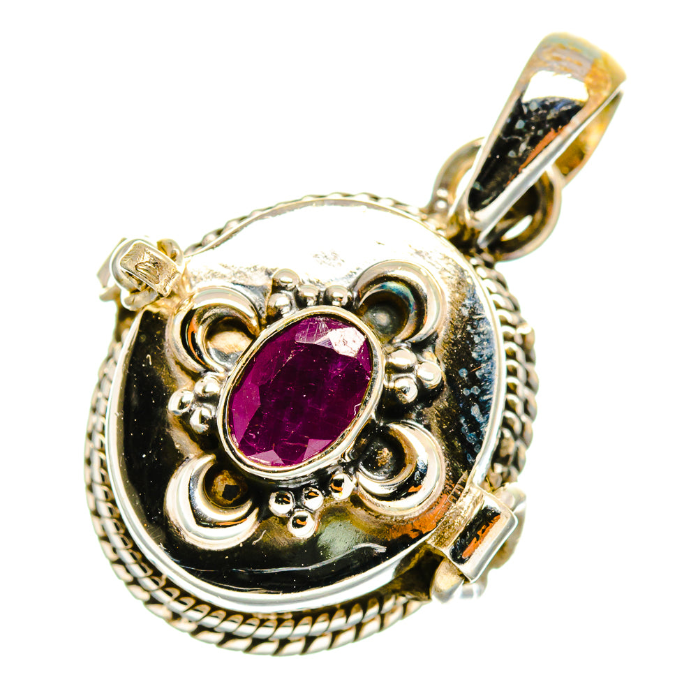 Ruby Pendants handcrafted by Ana Silver Co - PD9467