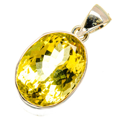 Lemon Quartz Pendants handcrafted by Ana Silver Co - PD9469